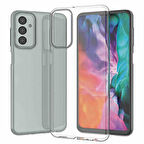 Samsung Galaxy M23 Kılıf Şeffaf İnce Esnek Silikon Kılıf Zipax-Süper