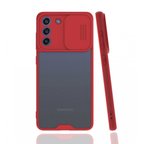 Samsung Galaxy S21 FE Kılıf Sürgülü Kamera Korumalı Azn-PlatinLens