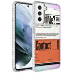 Samsung Galaxy S21 FE Kılıf Airbag Kenarlı Renkli Desenli Silikon Zr-Elegans