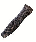 Dövme Desenli Kol Çorabı | Unisex Tattoo Kolluk | Geçici Dövme Etkili Kolluk - Kaymaz