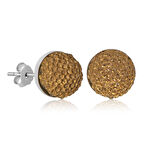 Gümüş Kristal Çivili Kadın Küpe