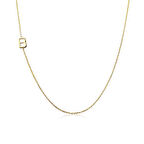 Gümüş Harfli Kadın Kolye