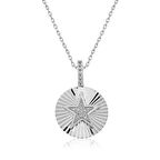 ​​Gümüş Fırfırlı Yıldız Kadın Kolye