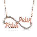 Gümüş İsimli Sonsuzluk Kadın Kolye