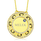 Gümüş Vav Kişiye Özel İsimli Kadın Kolye