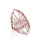 Gümüş Rose Fantezi Kadın Yüzük