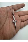 Naruto Kunai Figürlü İtachi & Sasuke Temalı Unisex Kolye – 60 cm Zincirli Anime Takı