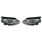 Volkswagen Golf Far 7 13-17  (Upgrade) /Golf 7,5 2017-2020 (Takım) / (Çift J Led) ,SY-GOLF7-7.5