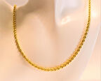 14 Ayar Kadın Altın Halat Zincir
