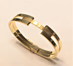 Altın Kaburga Kelepçe Bilezik