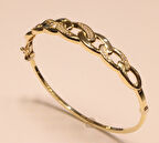 14 Ayar Altın Gurmet Kelepçe Bilezik