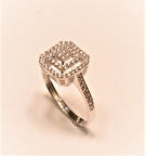 Altın Baget Taşlı Yüzük