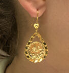  14 Ayar Reşat Çeyrek Altın Küpe 25117