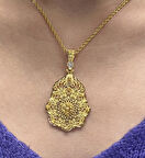 Altın Dorika Toplu Kolye Ucu 37006-2