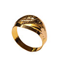  Altın Desenli Anne Yüzüğü