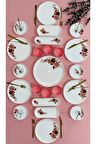 Pink Rose Model 6 Kişilik 23 Parça Kahvaltı Takımı