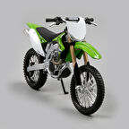 Motorsiklet Kawasaki KX 450F Enduro Yeşil 1/18 Ölçek