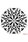 Home Decor 25*25 Hdm 112 Stencil