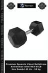 Premium Egzersiz Vücut Geliştirme Antrenman Aleti HEX-45LB Hex Dambıl 45 Lb - 18 kg