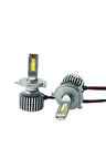 H4 VRPRO SİLVER XENON 6000K-6500K SAF BEYAZ IŞIK LED XENON 18000LÜMEN 60W GARANTİLİ ÜRÜN 12-24V