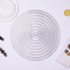 ONEKADO 6’lı Amerikan Servisi Spiry Yuvarlak Gümüş (Silver) – Karaca Home PVC 38 cmONEKADO 6’lı Amerikan Servisi Spiry Yuvarlak Gümüş (Silver)  PVC 38 cm