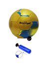 Parlak Dikişli Futbol Topu A Kalite Tüm Sahalara Uygun Şişirme Pompası Hediyeli