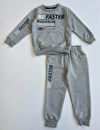 Beli Lastikli Erkek Çocuk Eşofman Takımı