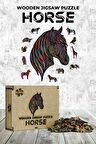 Ahşap Puzzle - Horse (170 parça)