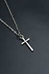 Minimal Haç Düz Zincir Kolye