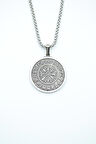 Vegvisir Viking Pusula Kolye Deri İp