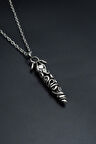 Çift Yılanlı Çubuk Düz Zincir Kolye