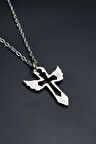 Kanatlı Haç Düz Zincir Kolye