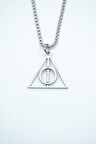 Harry Potter Ölüm Yadigarları Üçgen Örme Zincir Kolye