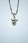 Minimal Viking Savaşçı Örme Zincir Kolye