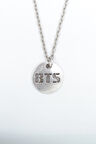 BTS Madalyon Düz Zincir Kolye