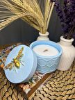 Hediyelik Arı Yaldızlı Petekli Mum Dekoratif Soya Wax Bebek Kokulu Mum