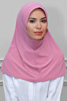 Gül Kurusu Pratik Hazır Geçmeli Tesettür Eşarp Sandy Kumaş Sade 1600_18