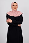 Pudra Pratik Hazır Geçmeli Tesettür Eşarp Sandy Kumaş Arkadan Çıtçıtlı 2101_06