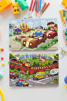 Okul Öncesi Başlangıç Yapboz Lunapark Maceram ve Taşıtlar Ahşap Puzzle Set