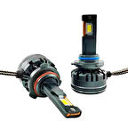 YENİLZD HB4-9006 LED ZENON ŞİMŞEK ETKİLİ VRPRO FORTI  BEYAZ IŞIK 18000LÜMEN 65W GARANTİLİ ÜRÜN 12-24V