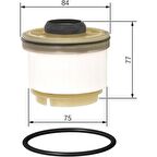 Bosch Yakıt Filtresi Toyota Hılux D-Cab Comfort 08 F026402115