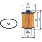Bosch Yağ Filtresi Volvo S60 Iı 1.5 T2-T3-2.0 T3-T4 15 S90 Iı 2.0 T6 Awd 16 F026407152