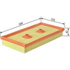Bosch Hava Filtresi Golf V 06-08 -Jetta Iıı 05-10 -Passat 05- -Touran 03-07 -Octavıa 04-08 1.6fsı 1457433315