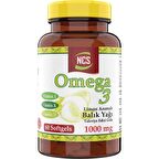 Ncs Omega 3 Limon Aromalı Balık Yağı 1000MG 60 Softgel