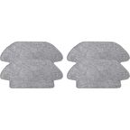 Srfn Ticaret  Xiaomi Mi Uyumlu  Robot Vacuum Mop Pro Fiber Mop Bezi 4'Lü