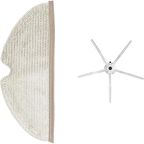 Dijitaldepodan Roborock S5 Max Aksesuar Set 1 Adet Tam Yüzeyli Fiber Mop Bezi 1 Adet Yan Fırça