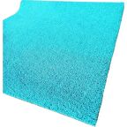 ABK PLASTİK Kıvırcık Turkuaz Paspas 120 cm x 1500 cm Kaymaz Yolluk Kaydırmaz Halı