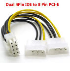 8 PİN POWER KABLO 15CM 2Lİ 8 PİN+4 PİN ANAKART GÜÇ KABLO