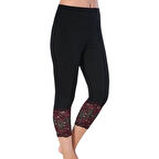  Polkan 210 Kadın Dantelli Tayt Standart Beden