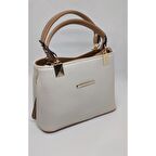 Kadın Omuz Çantası Krem 